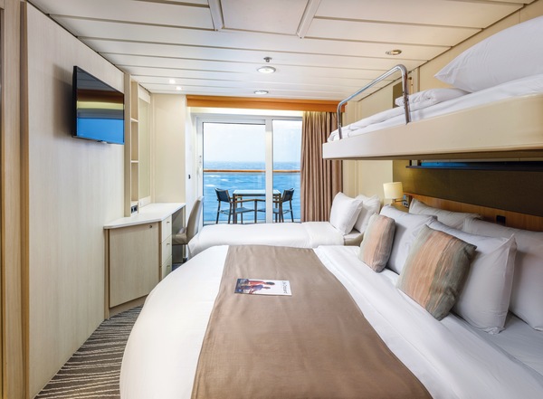 Marella Cruises Marella Explorer 2 Balcony Cabin 4 Berth ©Ben Waller.jpg